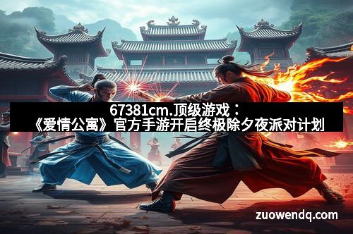 67381cm.顶级游戏：《爱情公寓》官方手游开启终极除夕夜派对计划